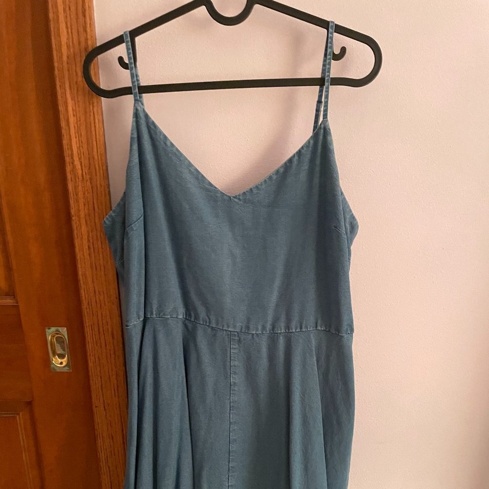 Gap XL Denim Sleeveless Dress